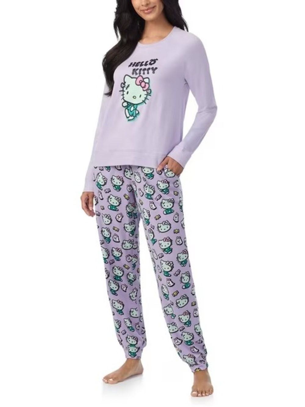Hello Kitty Pullover and Jogger Pajama Set